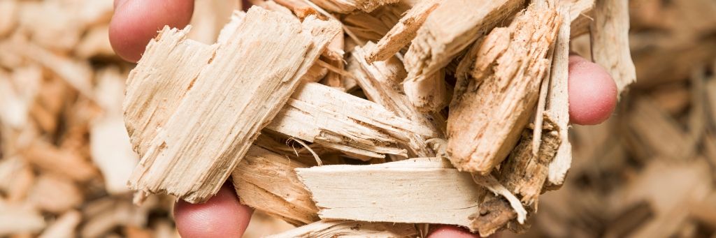Materia prima del carbón activado - Madera