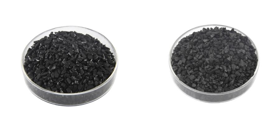 Properties of activated carbon for acid washing