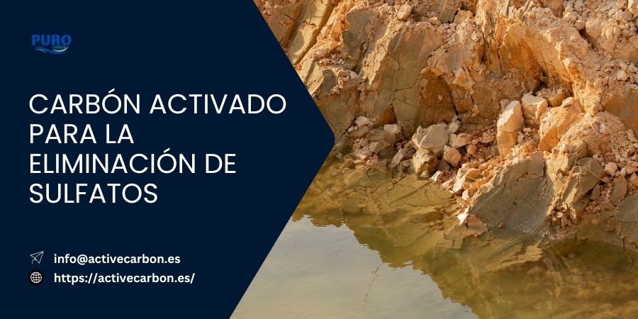 Charbon actif pour l'élimination des sulfates