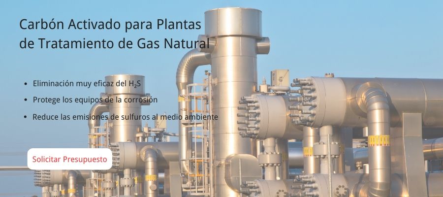 Carbon Activo para Plantas de Tratamiento de Gas Natura