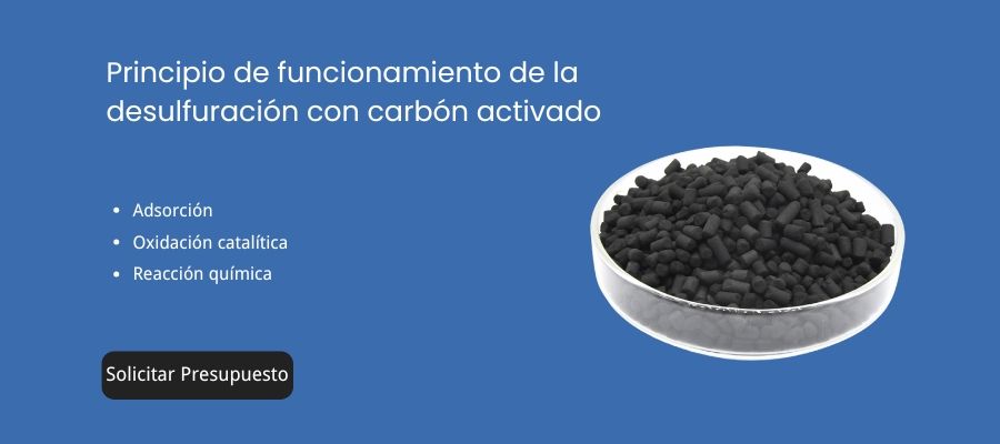 Principio de funcionamiento de la desulfuracion con carbon activado
