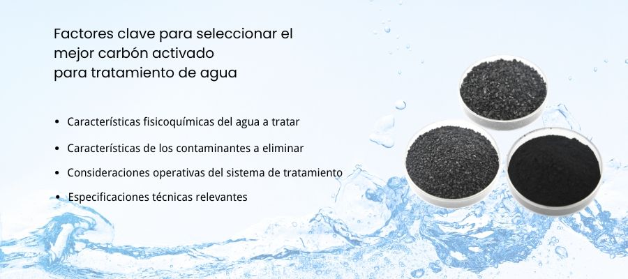 Factores clave para seleccionar el mejor carbon activado para tratamiento de agua