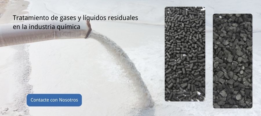 Tratamiento de gases y liquidos residuales en la industria quimica