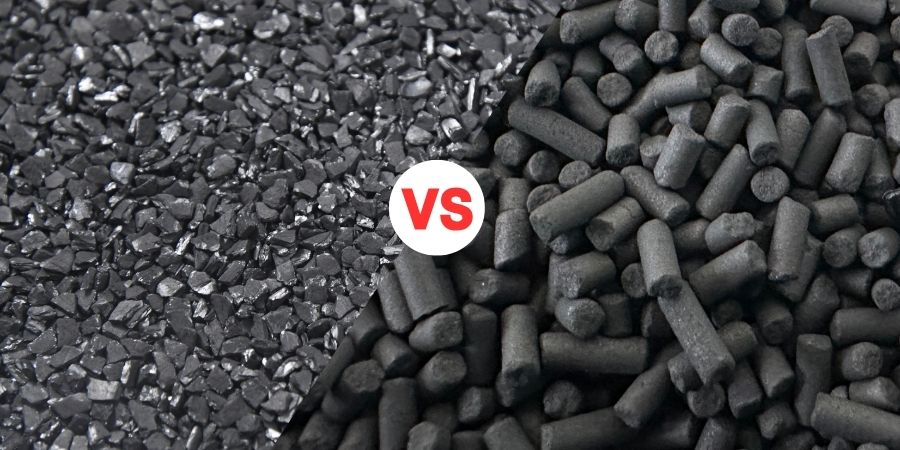 Comparacion de carbon activado granular y en pellet