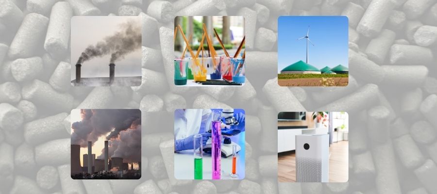 Aplicaciones del carbon activado extruido