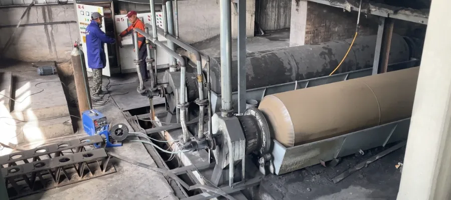 Instalacion de produccion de carbon activado para recuperacion de oro