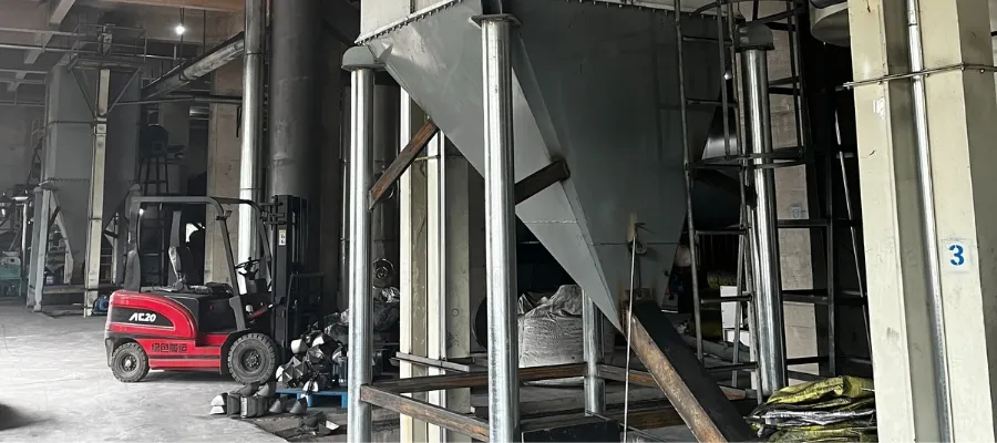 Instalacion de produccion de carbon activo para recuperacion de oro