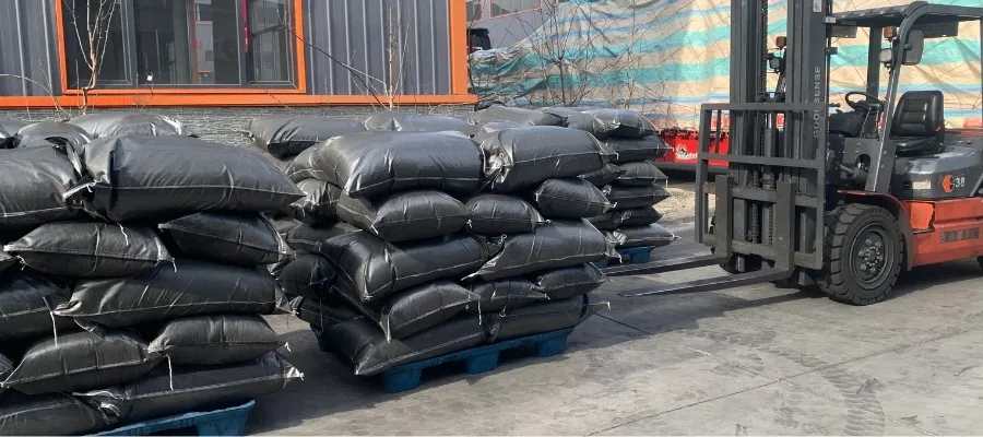 Planta de produccion de carbon activo de cascara de coco